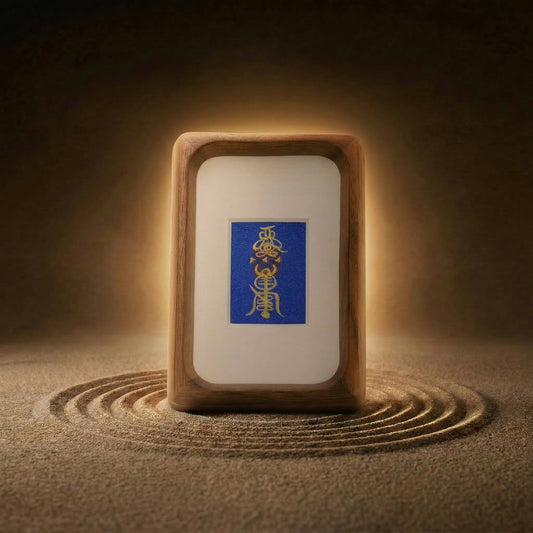 Hand - Drawn Taoist Well - Bing Talisman (Magnetic Frame) - TalisVibe