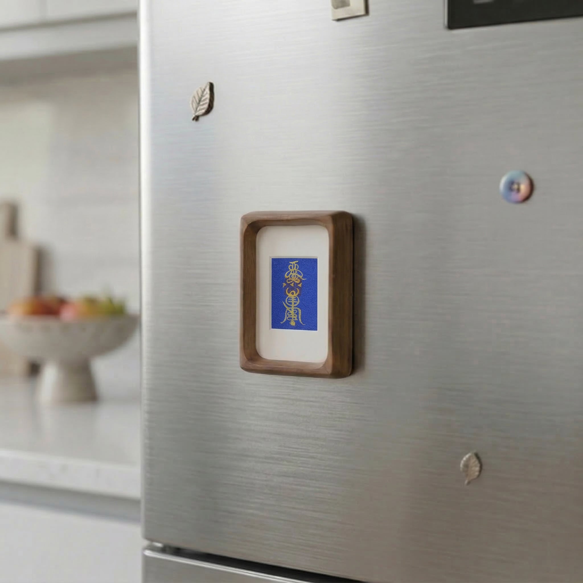 Hand - Drawn Taoist Well - Bing Talisman (Magnetic Frame) - TalisVibe