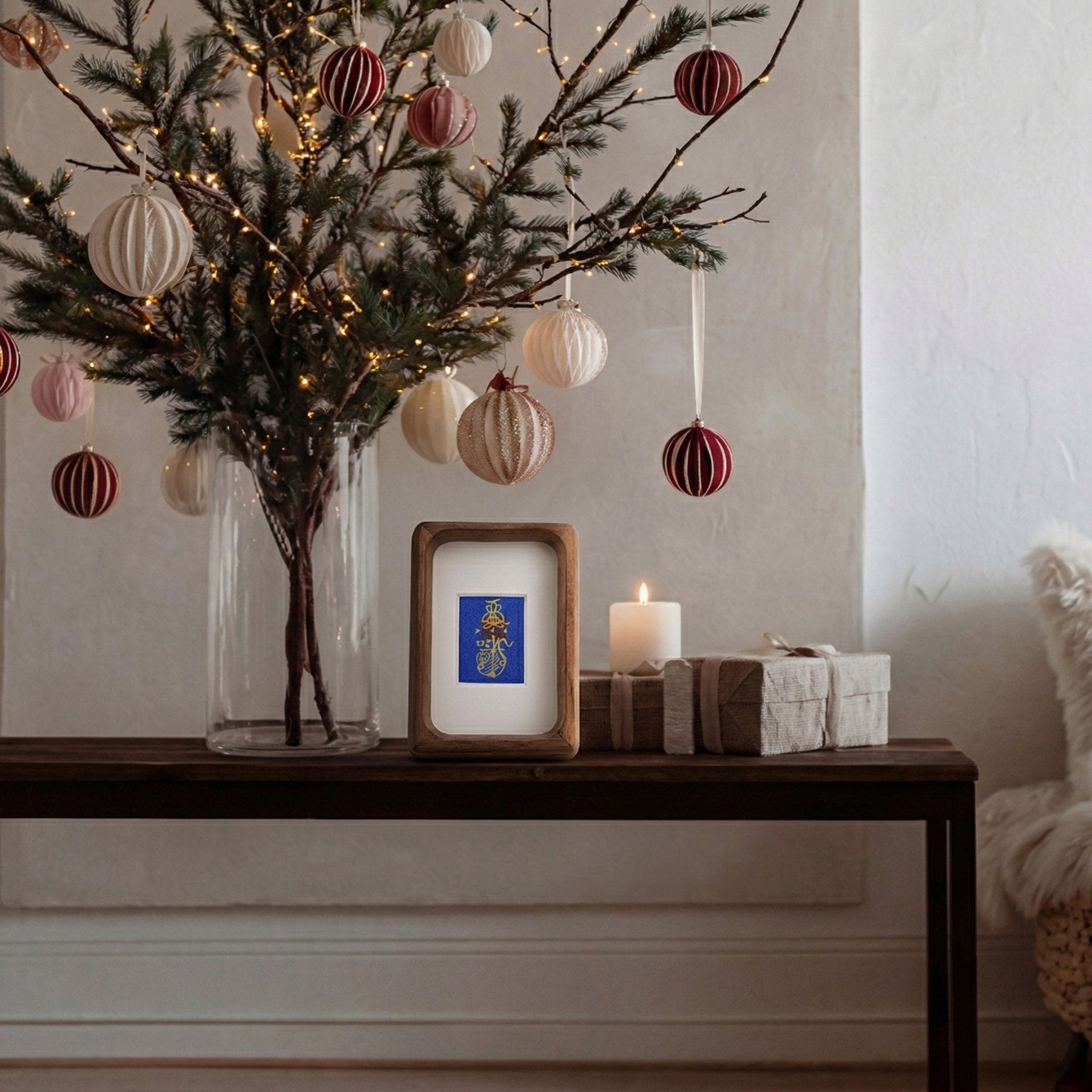 Hand - Drawn Taoist Protection Talisman (Magnetic Frame) - TalisVibe