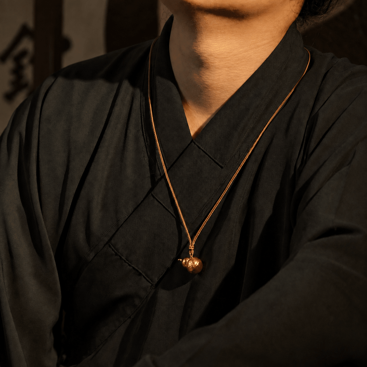 Guardian Blessing｜Golden Hulu Protection Necklace - TalisVibe