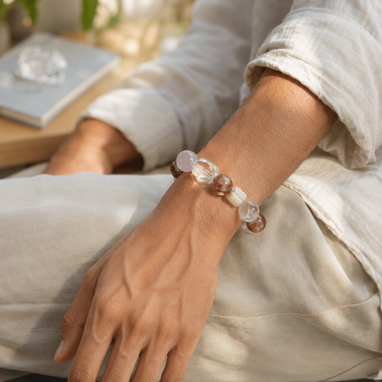 Harmony Blessing｜Soft Pink Coexistence Bracelet - TalisVibe