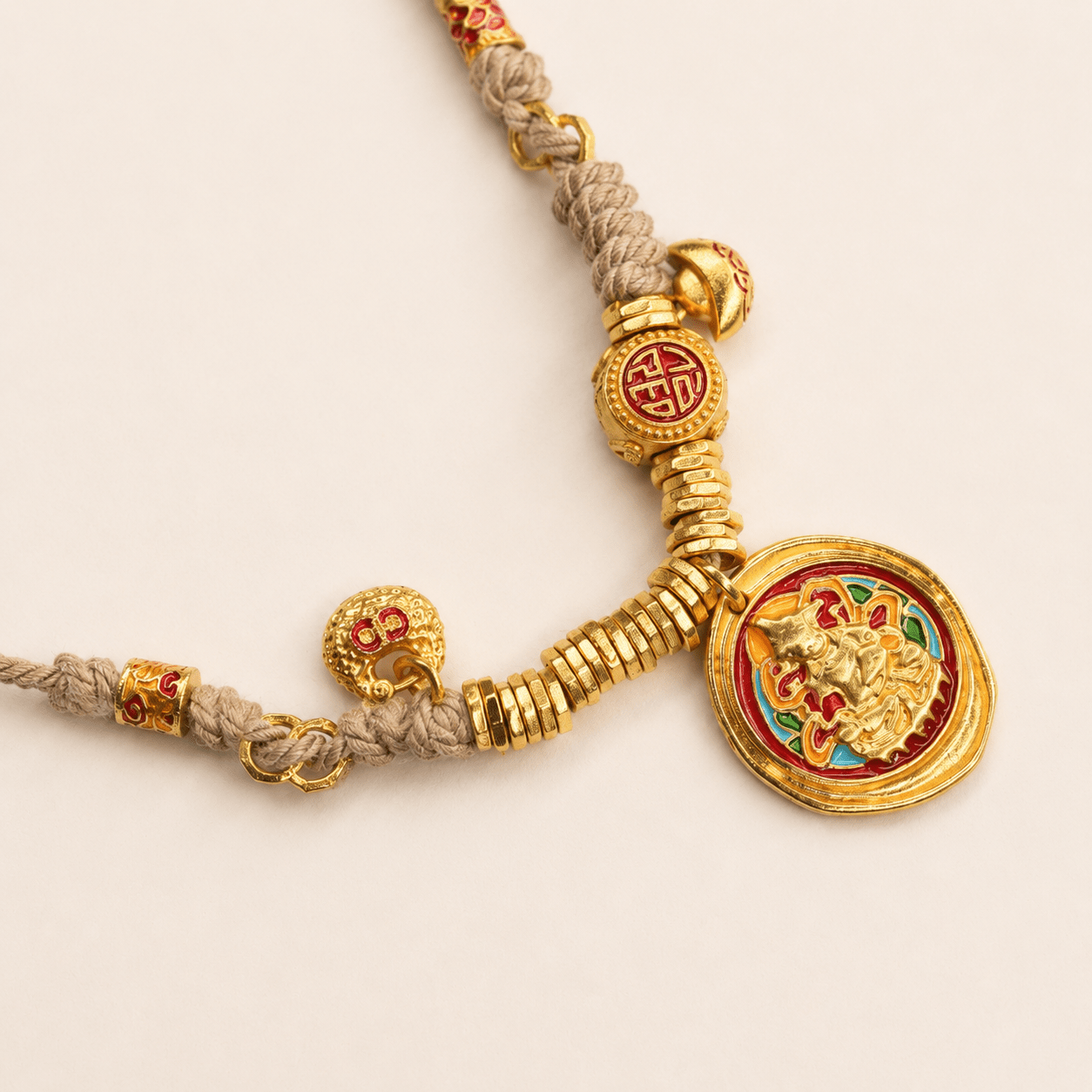 Guardian Blessing｜Zaki Lhamo Layered Cord Necklace - TalisVibe