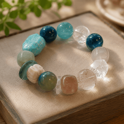 Vitality Blessing｜Blue Flow Energy Bracelet - TalisVibe