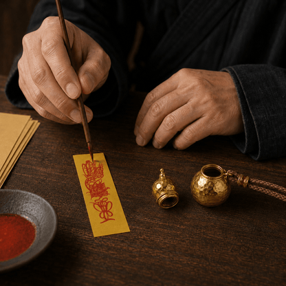 Abundance Blessing｜Golden Hulu Intention Necklace - TalisVibe
