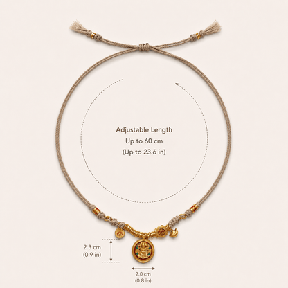 Guardian Blessing｜Zaki Lhamo Layered Cord Necklace - TalisVibe