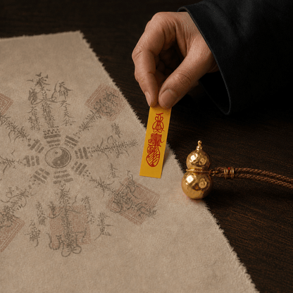 Guardian Blessing｜Golden Hulu Protection Necklace - TalisVibe