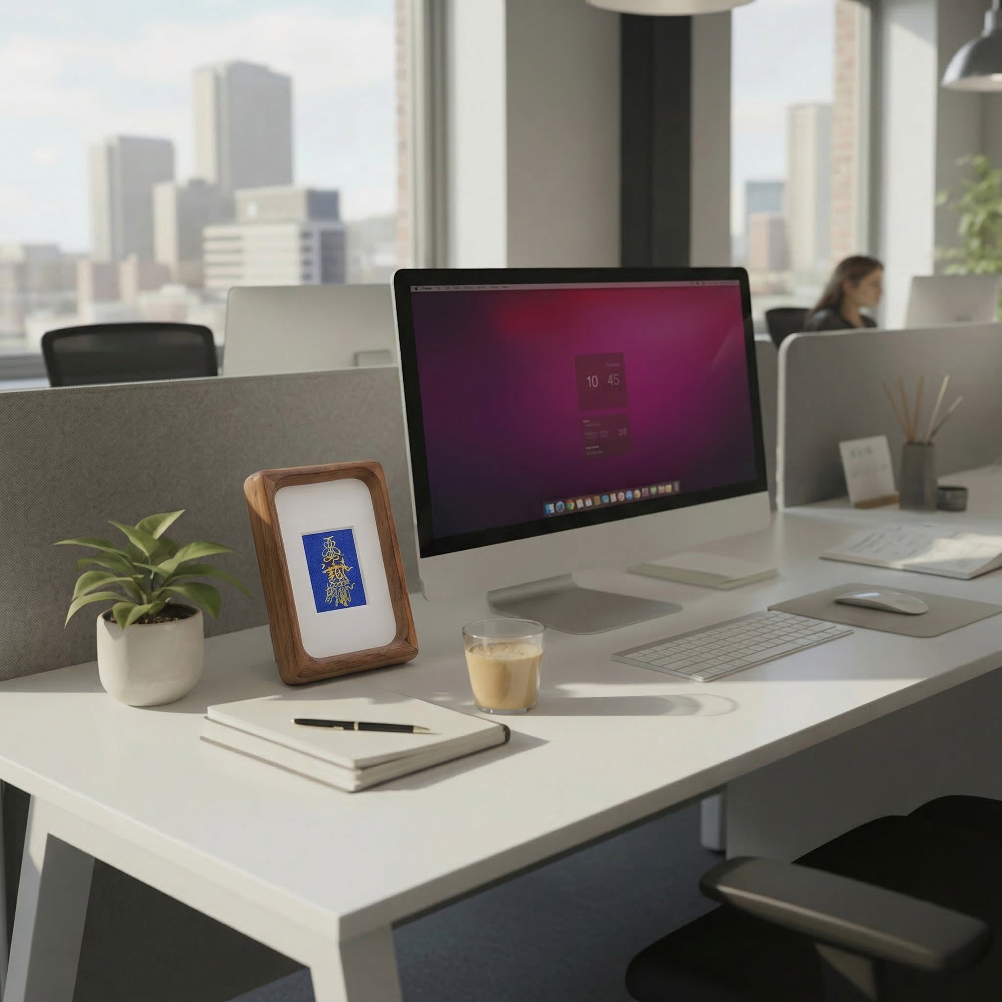 Hand - Drawn Taoist Wealth Talisman (Magnetic Frame) - TalisVibe