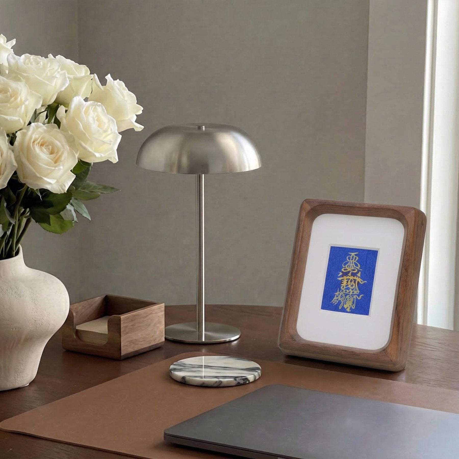 Hand - Drawn Taoist Wealth Talisman (Magnetic Frame) - TalisVibe