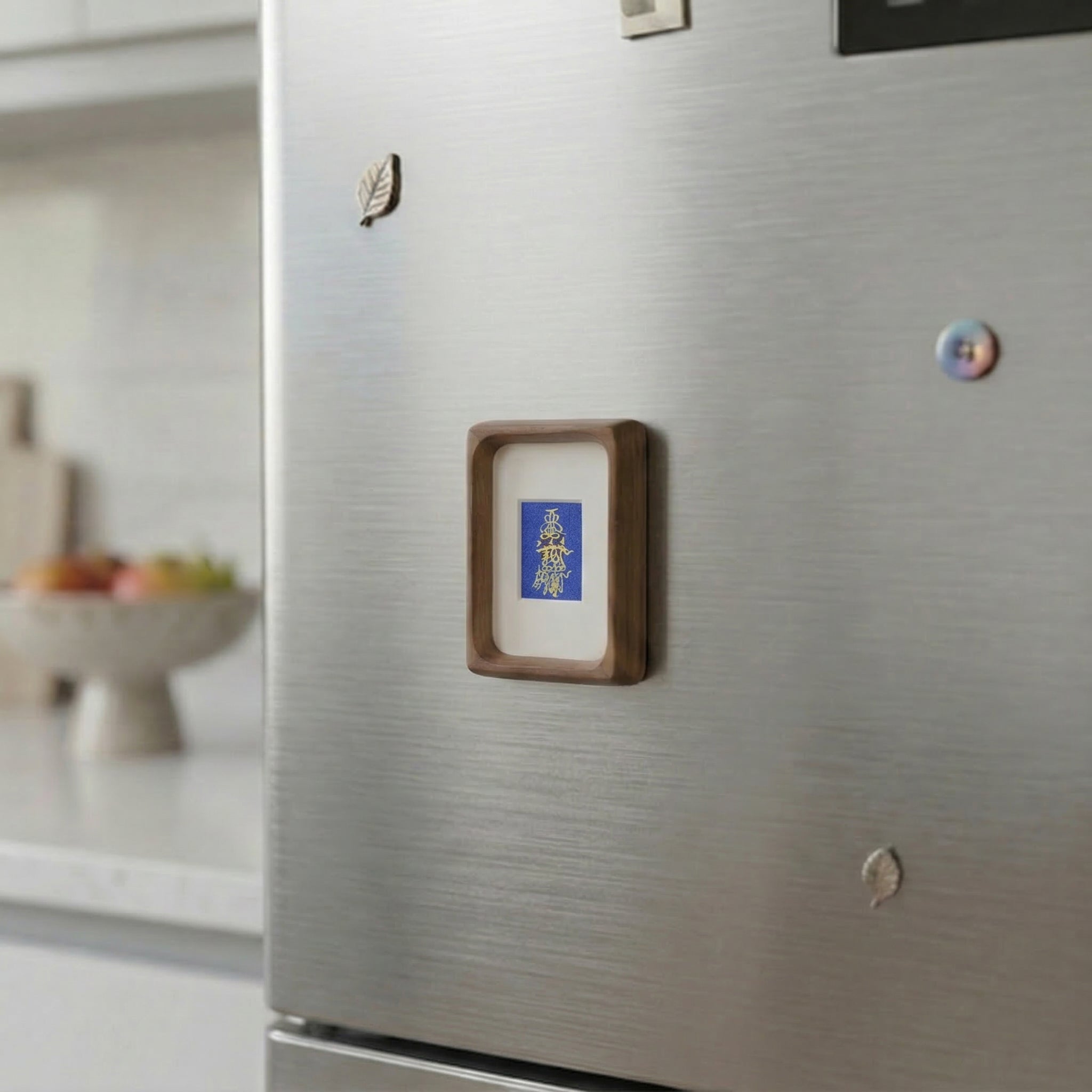 Hand - Drawn Taoist Wealth Talisman (Magnetic Frame) - TalisVibe