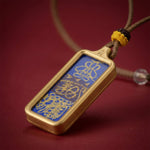 Handwritten Abundance Sigil Necklace