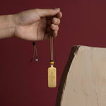Handwritten Abundance Sigil Necklace