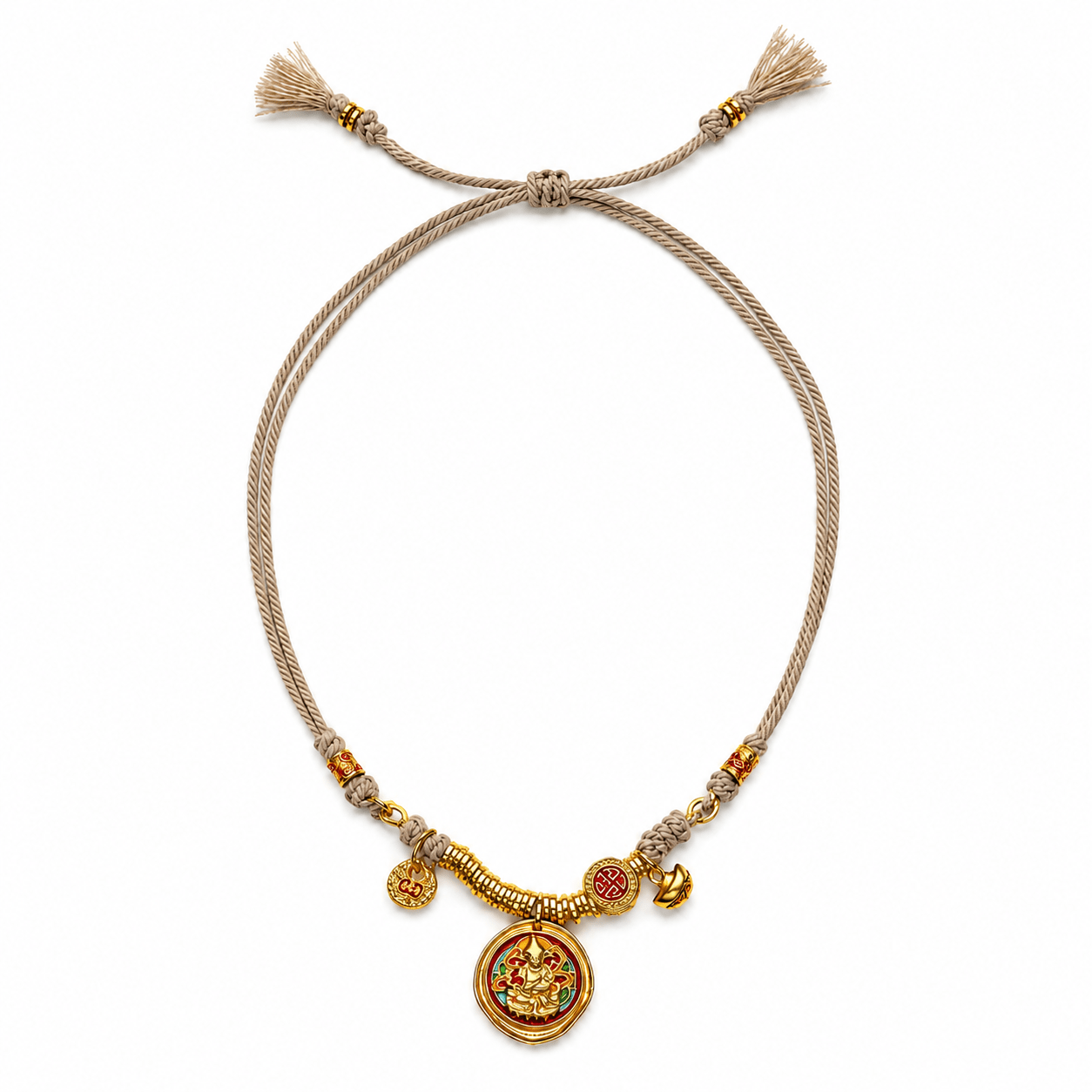 Guardian Blessing｜Zaki Lhamo Layered Cord Necklace - TalisVibe