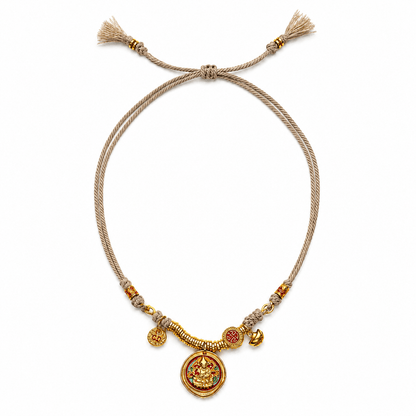 Guardian Blessing｜Zaki Lhamo Layered Cord Necklace - TalisVibe