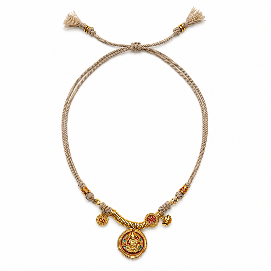 Guardian Blessing｜Zaki Lhamo Layered Cord Necklace - TalisVibe