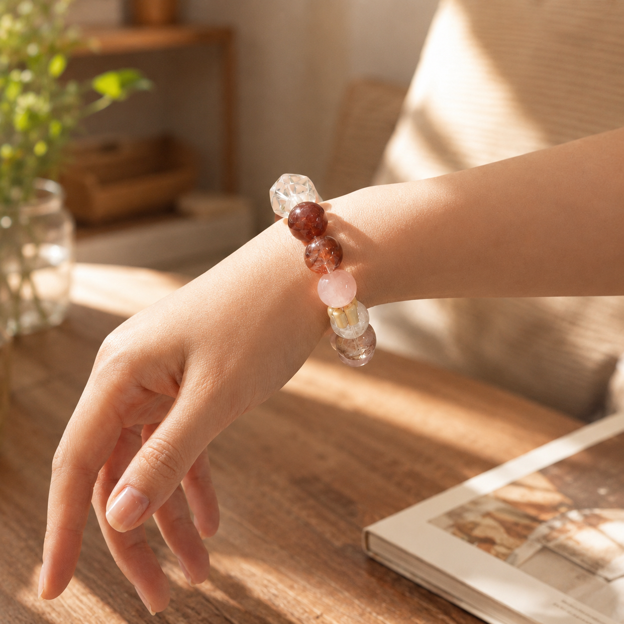 Harmony Blessing｜Soft Pink Coexistence Bracelet