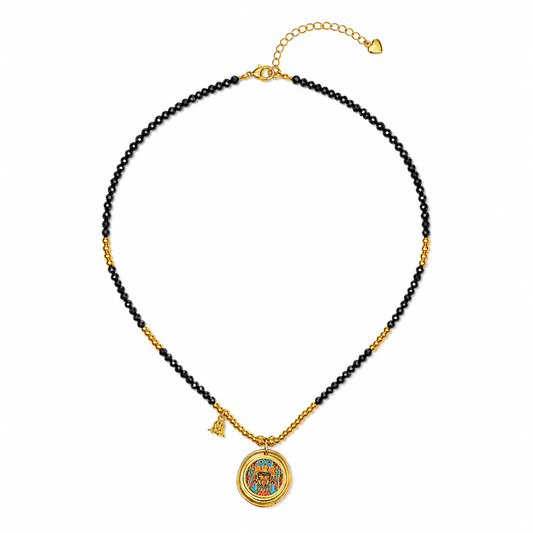 Guardian Blessing｜Zaki Lhamo Black Beaded Necklace