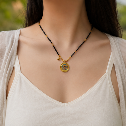 Guardian Blessing｜Zaki Lhamo Black Beaded Necklace