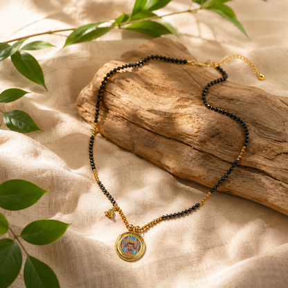 Guardian Blessing｜Zaki Lhamo Black Beaded Necklace