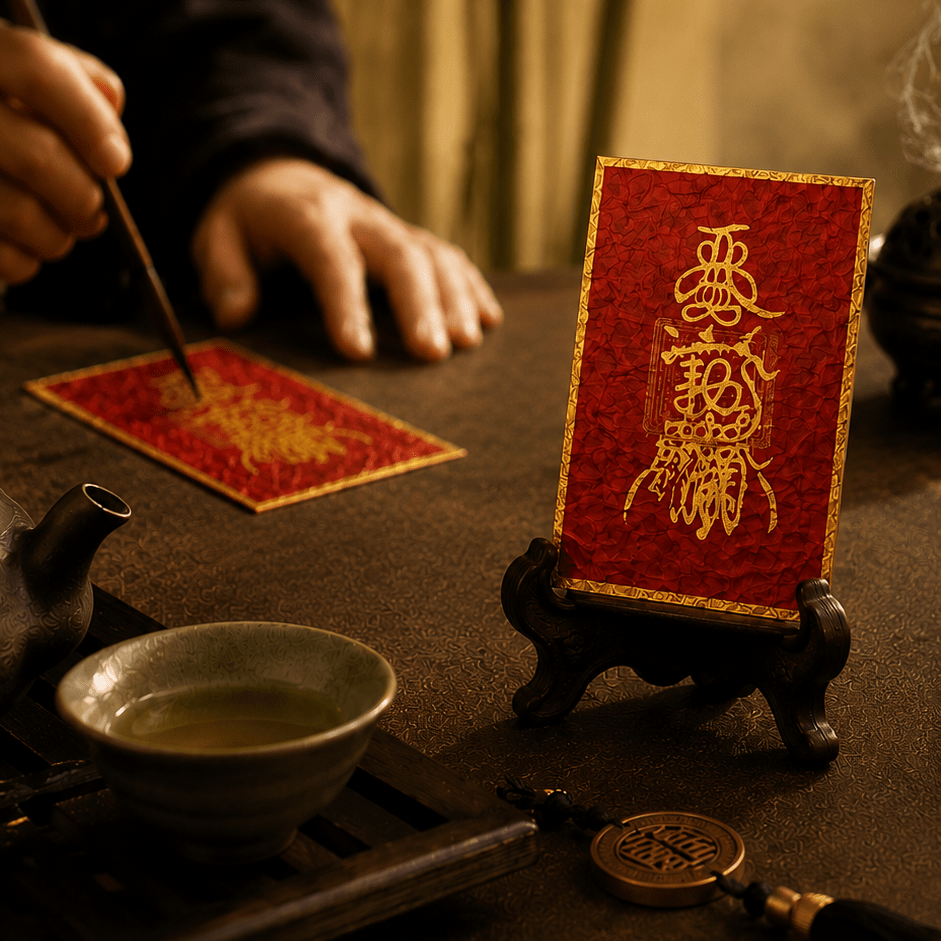 Abundance Blessing｜Hand written Talisman Card & Phone Wallpaper - TalisVibe