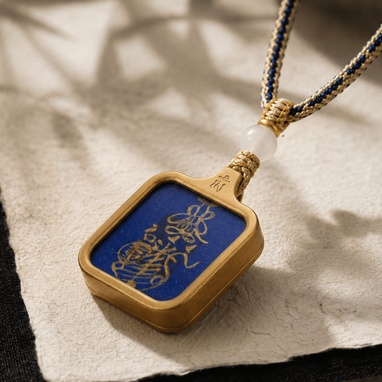 Guardian Blessing ｜Necklace (Square) - Handwritten Sigil - TalisVibe