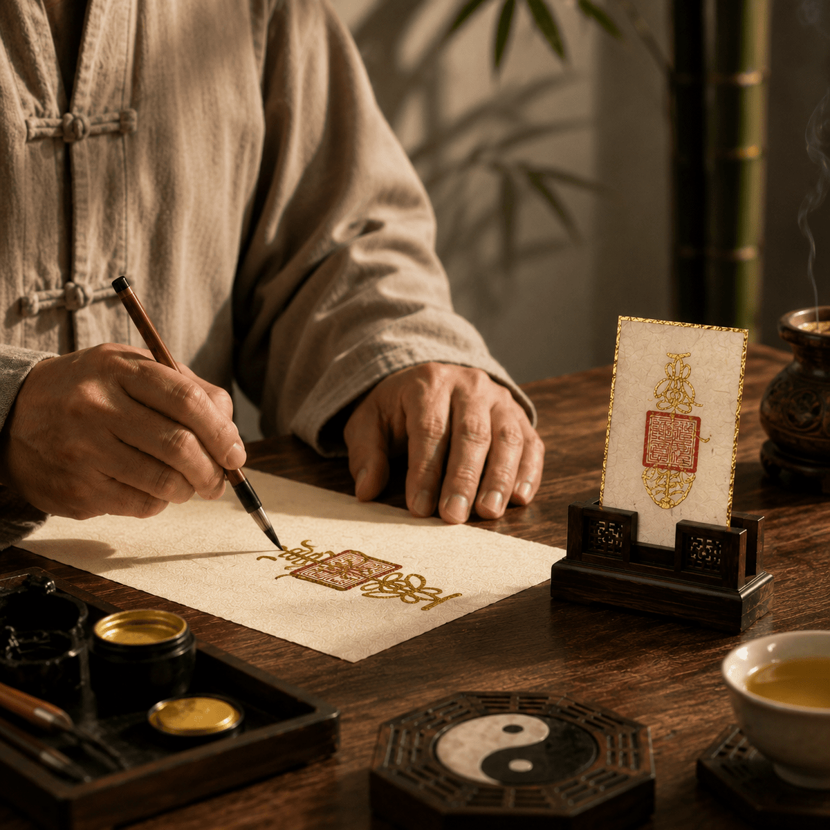 Guardian Blessing｜Hand written Talisman Card & Phone Wallpaper - TalisVibe