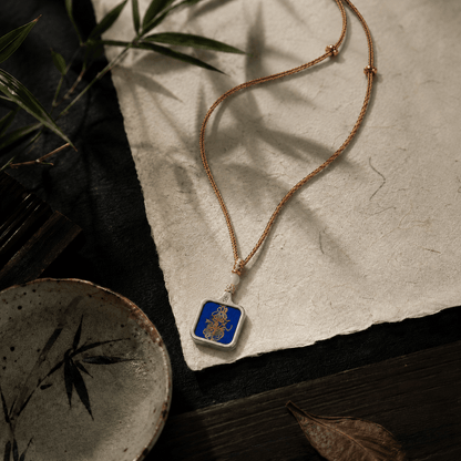 Guardian Blessing ｜Necklace (Square) - Handwritten Sigil - TalisVibe