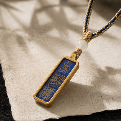 Abundance Blessing｜Handwritten Sigil Necklace - TalisVibe