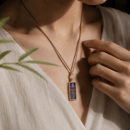 Abundance Blessing｜Handwritten Sigil Necklace - TalisVibe