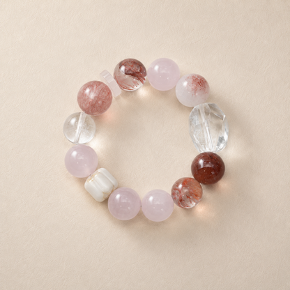 Harmony Blessing｜Soft Pink Coexistence Bracelet