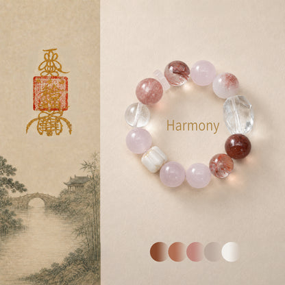 Harmony Blessing｜Soft Pink Coexistence Bracelet