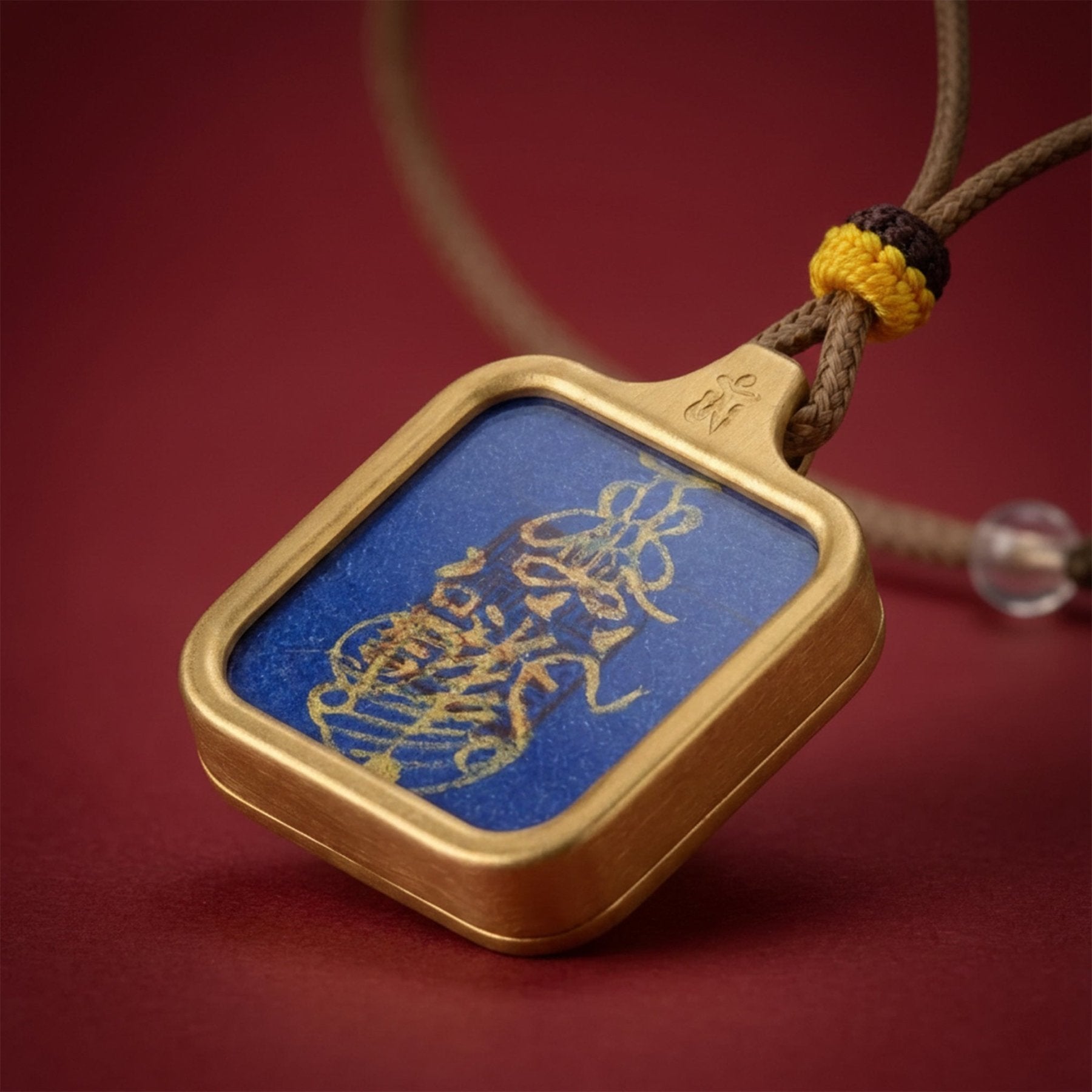 Hand - Drawn Taoist Protection Talisman Necklace - TalisVibe