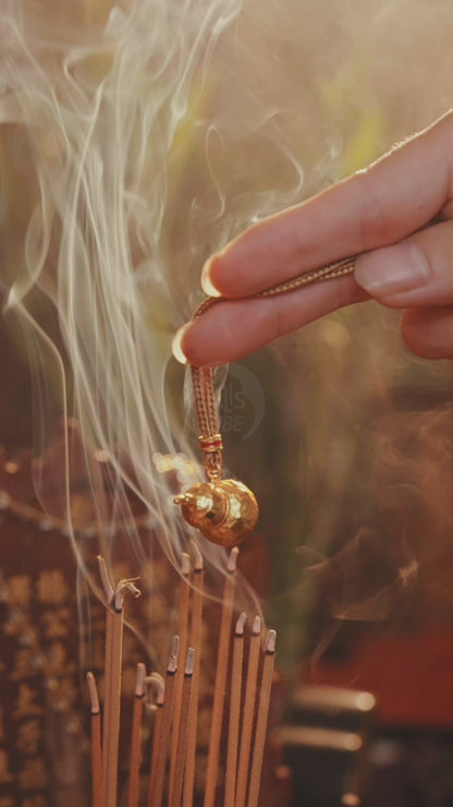 Guardian Blessing｜Golden Hulu Protection Necklace
